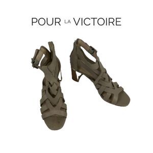 Pour La Victoire Strappy Sandals. Sz 6.5”